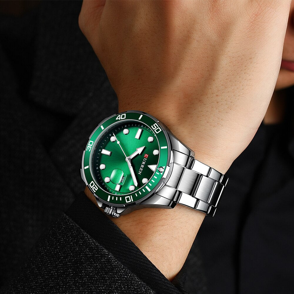 Curren Sub® orologio uomo acciaio
