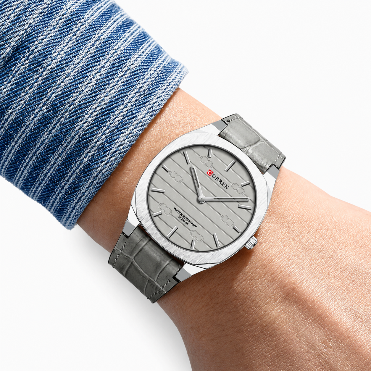 Curren Sax® orologio uomo pelle