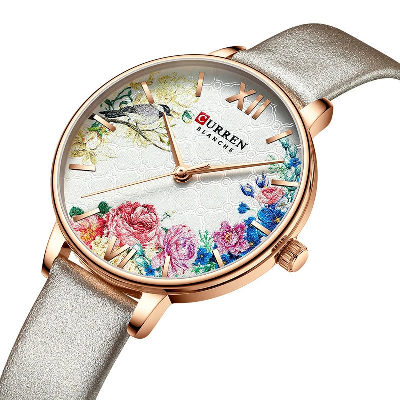 Curren Fiore® orologio donna pelle