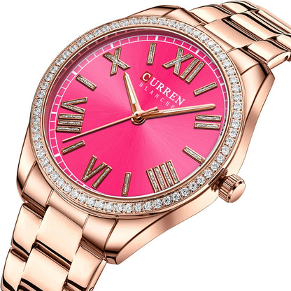 Curren Diamante® orologio donna acciaio