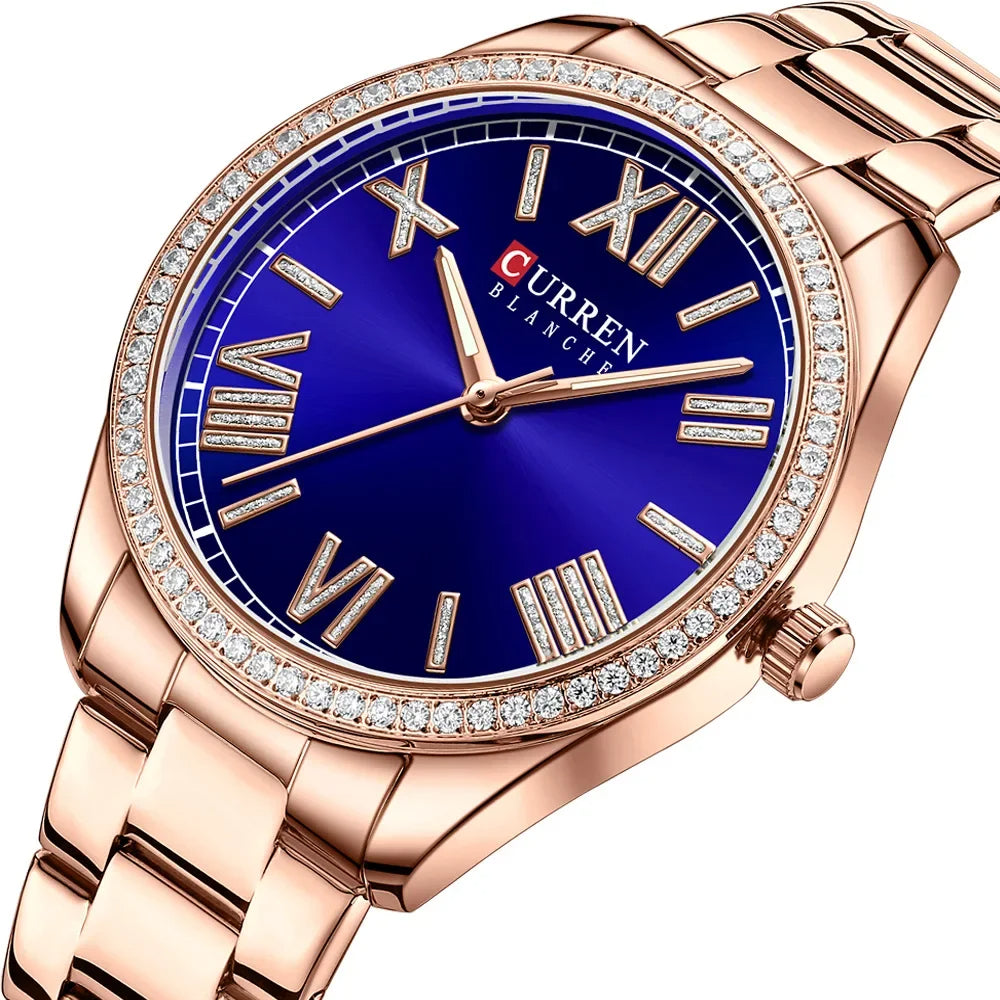 Curren Diamante® orologio donna acciaio