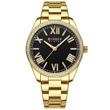 CHRONOS orologio da polso da donna in acciaio inossidabile di moda orologio da donna impermeabile di lusso orologio da polso con strass per regalo femminile 1511 CHRONOS orologio da polso da donna in acciaio inossidabile di moda orologio da donna impermeabile di lusso orologio da polso con strass per regalo femminile 1511