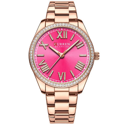 Curren Diamante® orologio donna acciaio