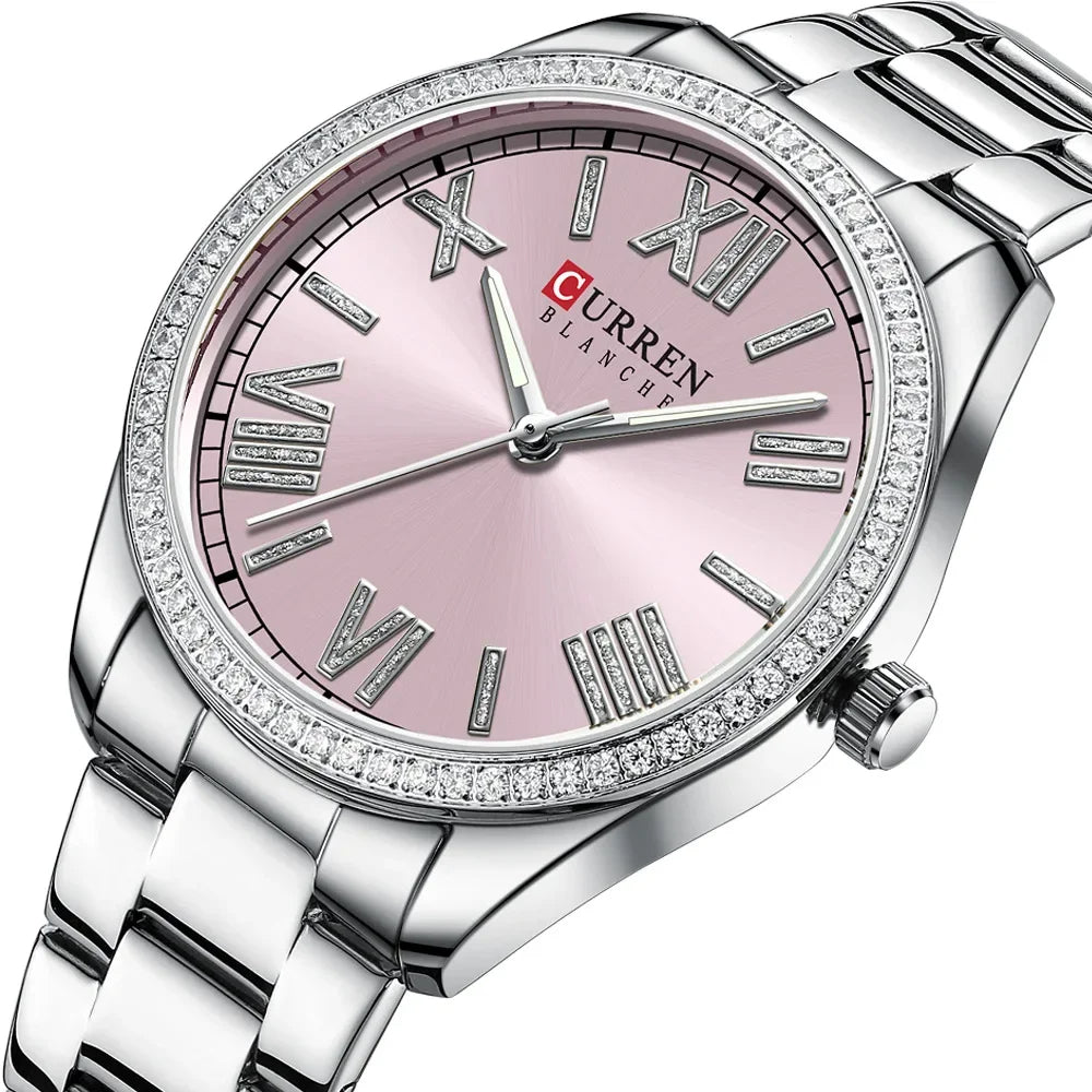 Curren Diamante® orologio donna acciaio