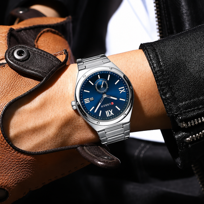 Curren Santiago® orologio uomo acciaio