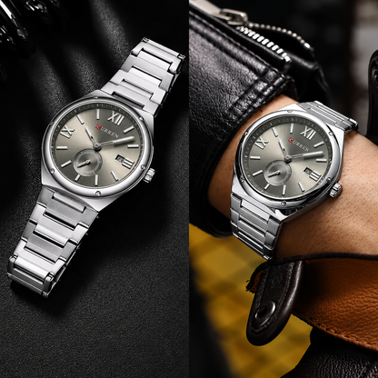 Curren Santiago® orologio uomo acciaio