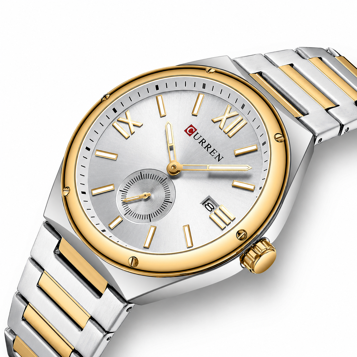 Curren Santiago® orologio uomo acciaio