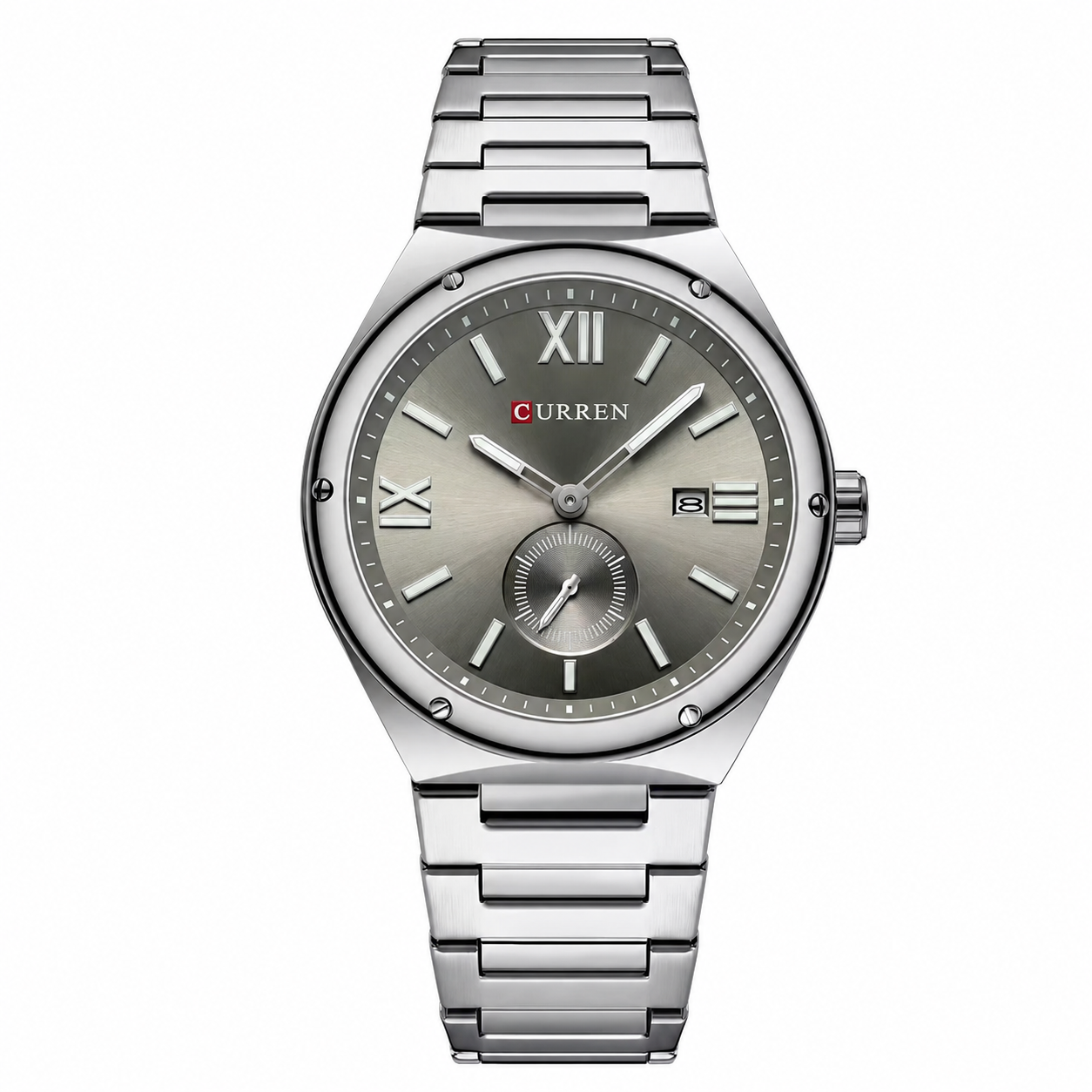 Curren Santiago® orologio uomo acciaio