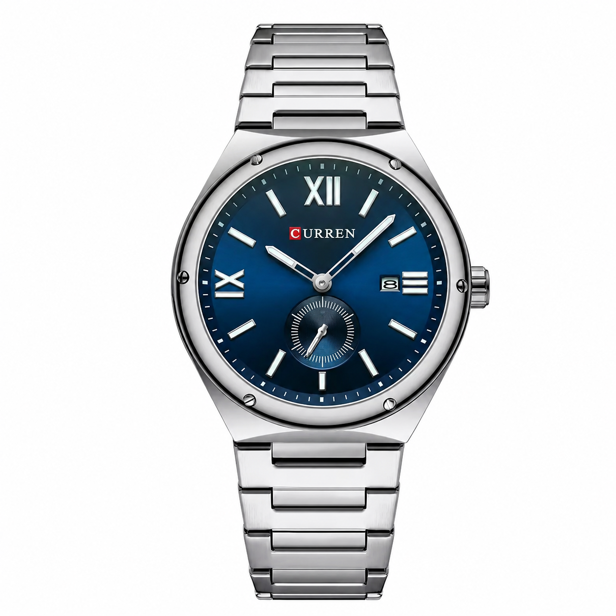 Curren Santiago® orologio uomo acciaio