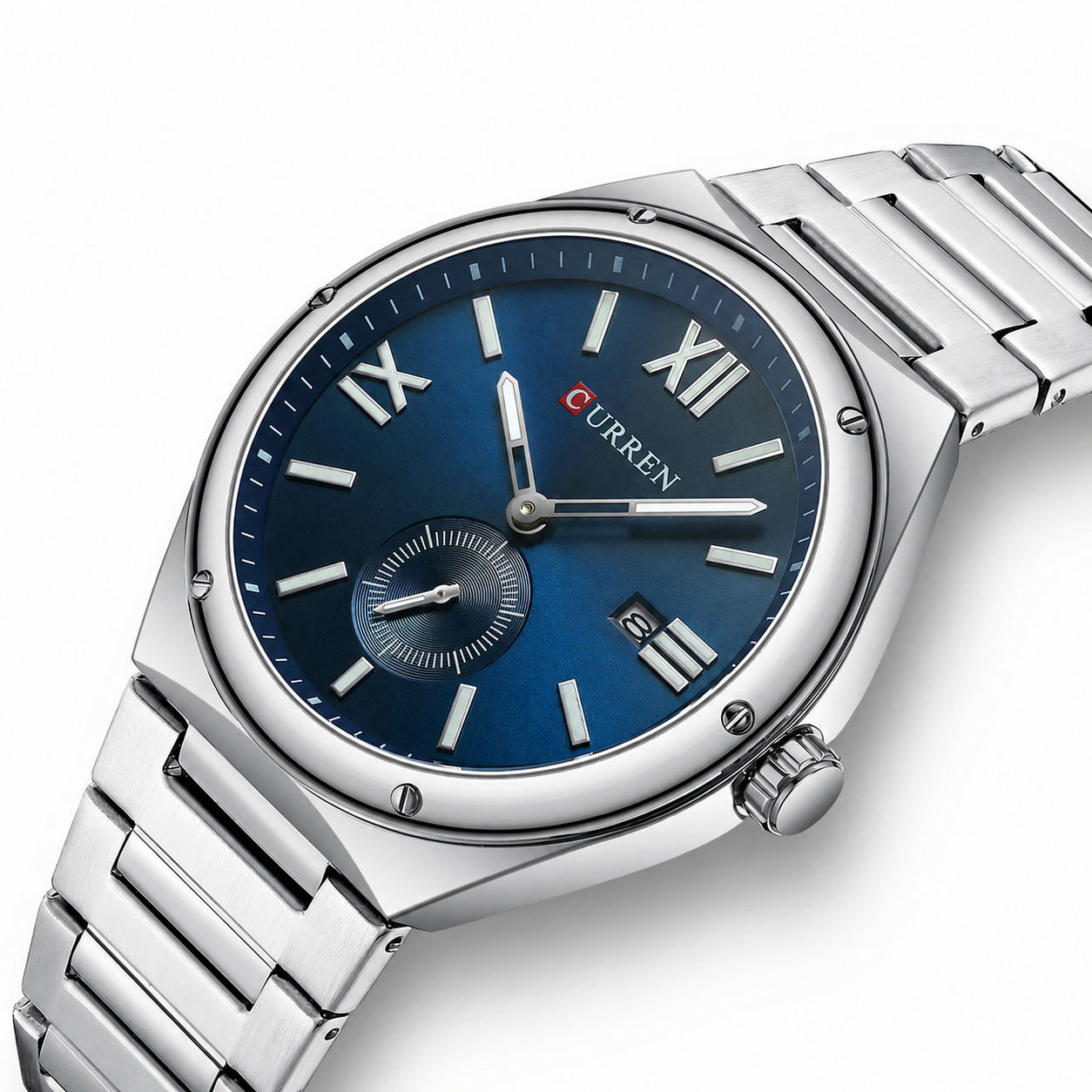 Curren Santiago® orologio uomo acciaio