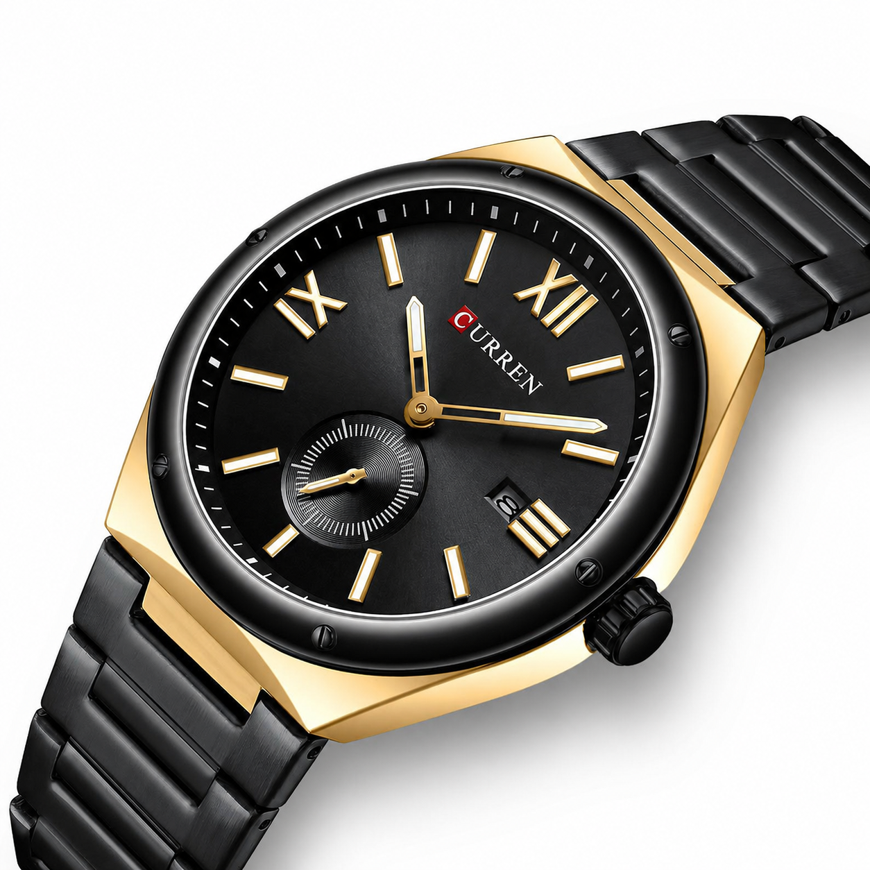 Curren Santiago® orologio uomo acciaio