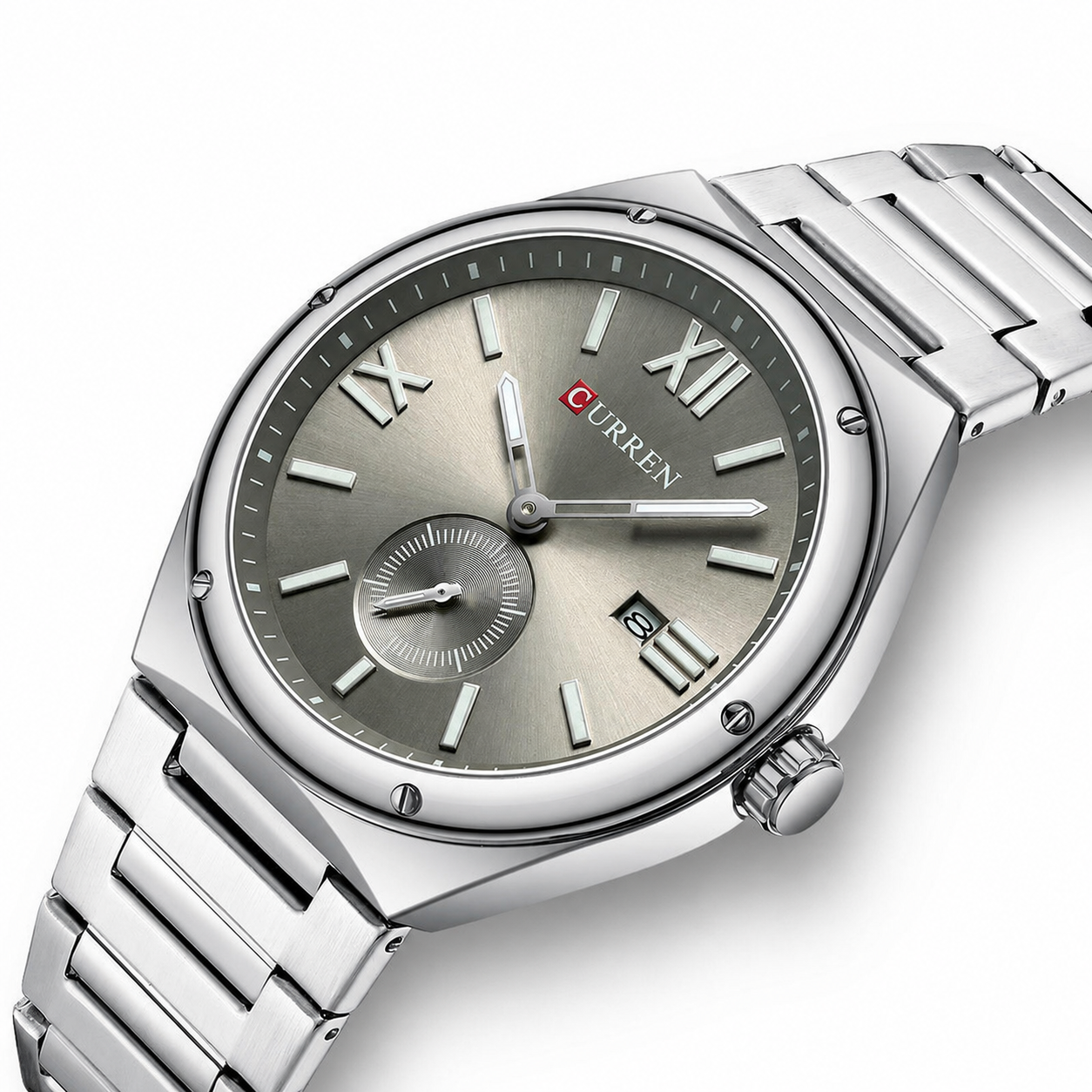 Curren Santiago® orologio uomo acciaio