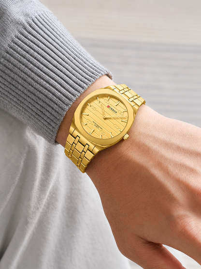 Curren Sax® orologio uomo acciaio