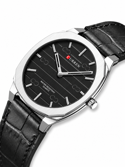Curren Sax® orologio uomo pelle
