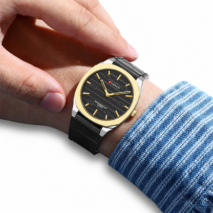 Curren Sax® orologio uomo pelle