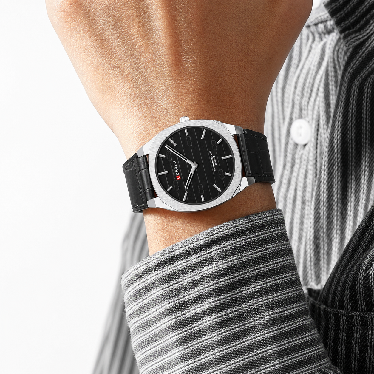 Curren Sax® orologio uomo pelle