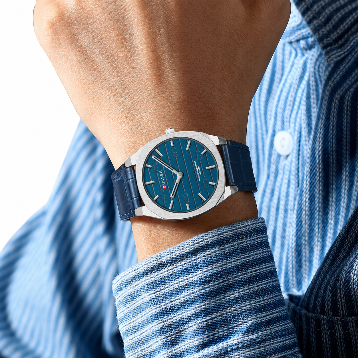 Curren Sax® orologio uomo pelle