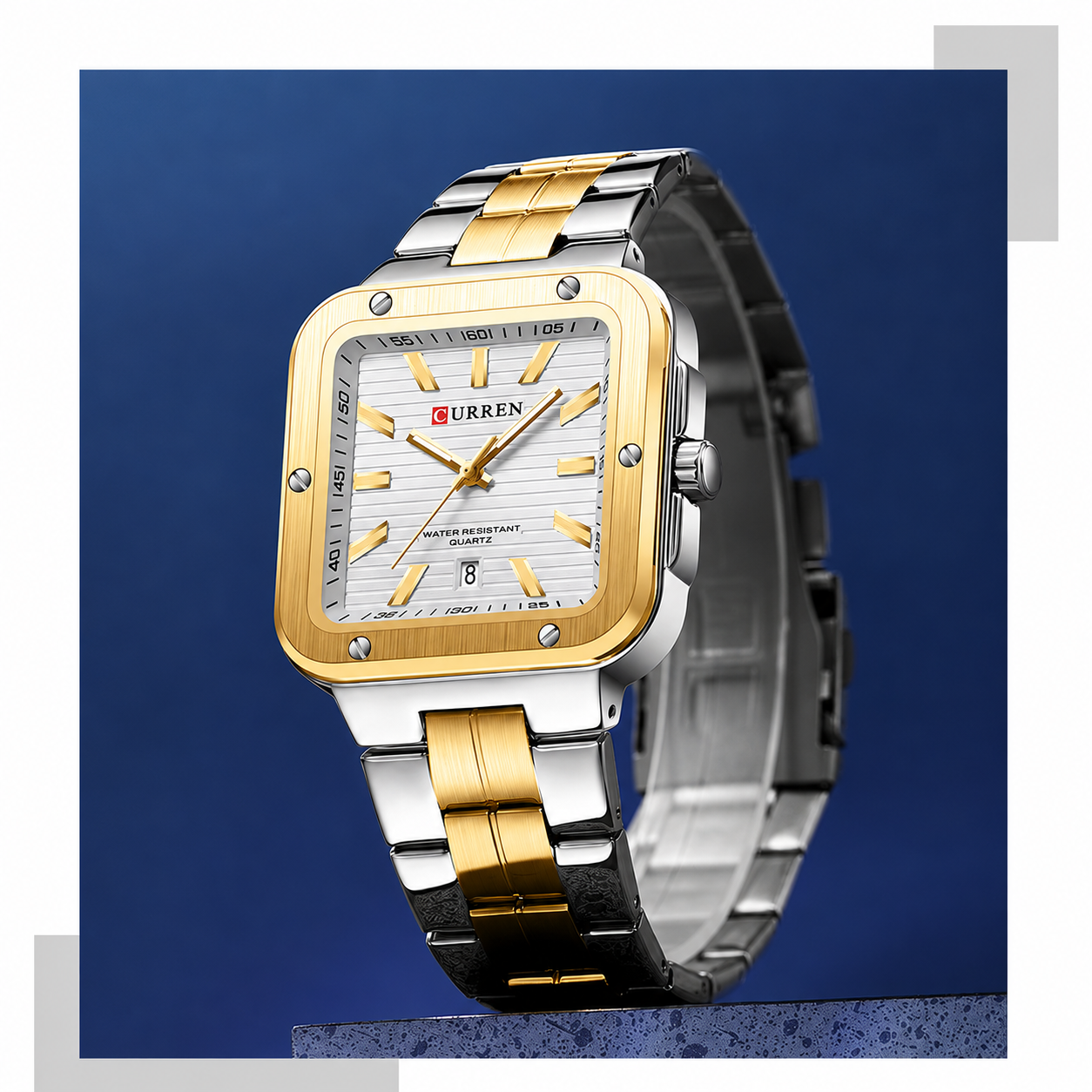 Curren Parigi® orologio uomo acciaio