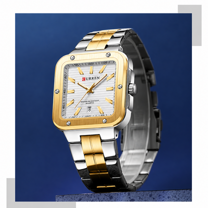 Curren Parigi® orologio uomo acciaio