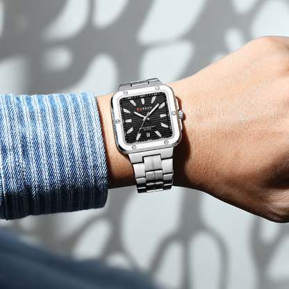 Curren Parigi® orologio uomo acciaio