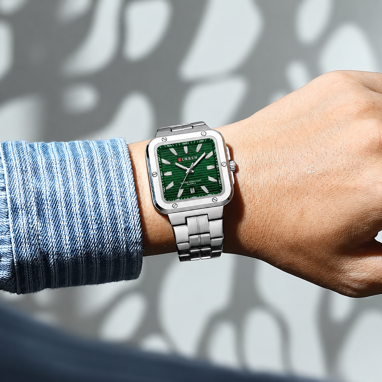 Curren Parigi® orologio uomo acciaio