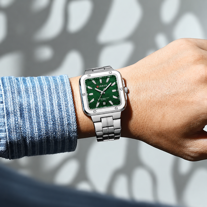 Curren Parigi® orologio uomo acciaio
