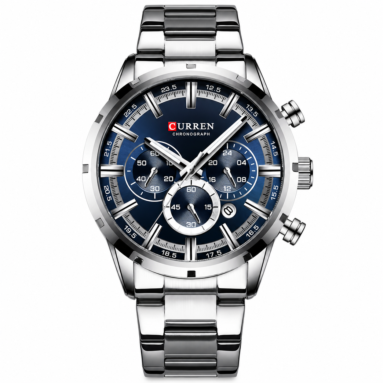 Curren Nizza® orologio uomo acciaio