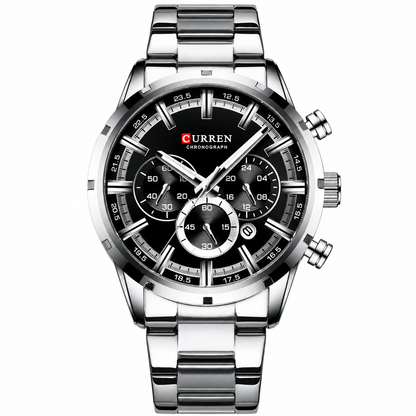 Curren Nizza® orologio uomo acciaio