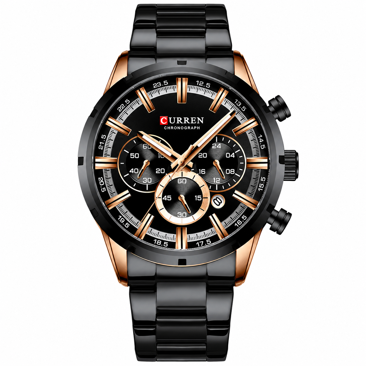 Curren Nizza® orologio uomo acciaio