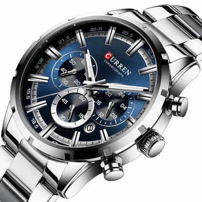 Curren Nizza® orologio uomo acciaio