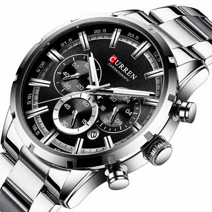 Curren Nizza® orologio uomo acciaio