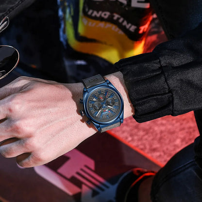 Curren Corsa® orologio uomo pelle