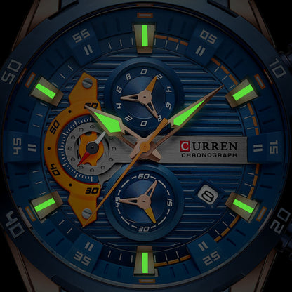 Curren Madrid® orologio uomo acciaio