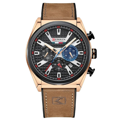 Curren Corsa® orologio uomo pelle