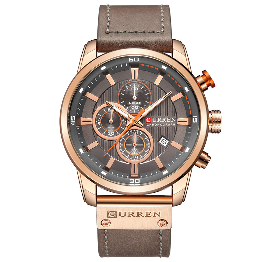 Curren Istanbul® orologio uomo pelle