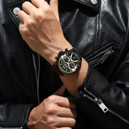 Curren Galacticos® orologio uomo pelle