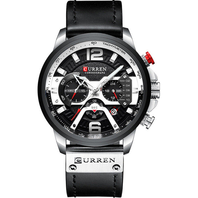 Curren Galacticos® orologio uomo pelle