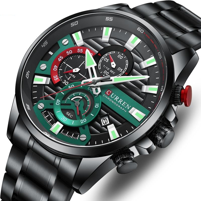 Curren Ambasator® orologio uomo acciaio