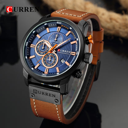 Curren Istanbul® orologio uomo pelle