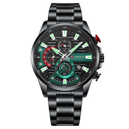 Curren Ambasator® orologio uomo acciaio