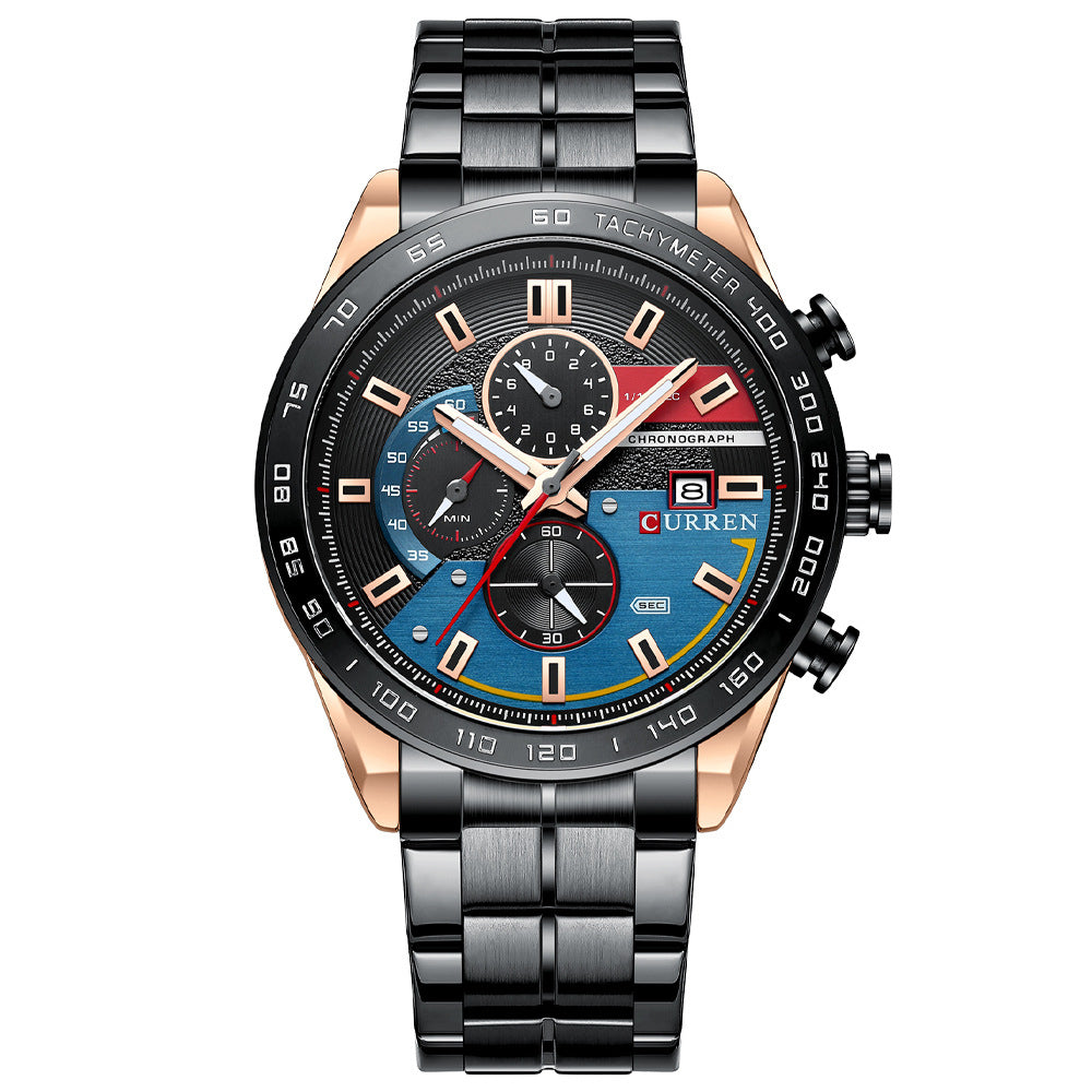 Curren Bucarest® orologio uomo acciaio