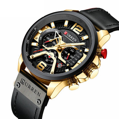 Curren Galacticos® orologio uomo pelle