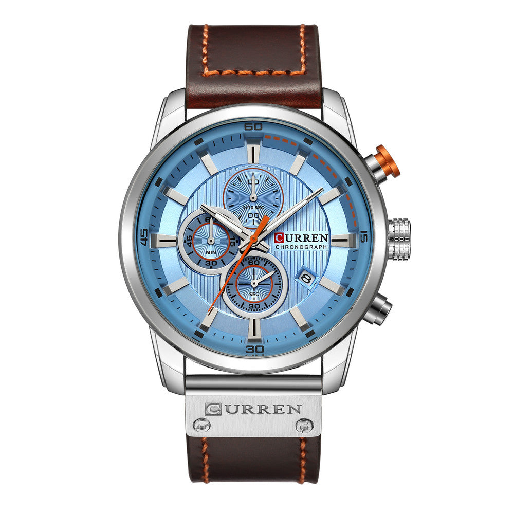 Curren Istanbul® orologio uomo pelle